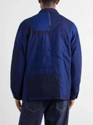 Blue Blue Japan Nenrin Patchwork Cotton Jacket - Men | Thumbnail 4 Blue Blue Japan Nenrin Patchwork Cotton Jacket - Men | Thumbnail 4