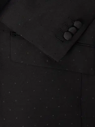 Favourbrook Polka-Dots Wool and Silk-Blend Tuxedo Jacket - Men | Thumbnail 6