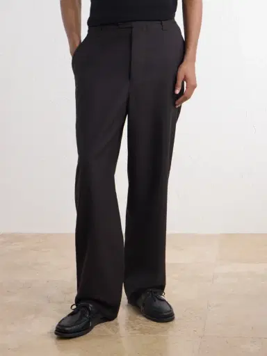 Margaret Howell Straight-Leg Wool Trousers - Men | Thumbnail 3