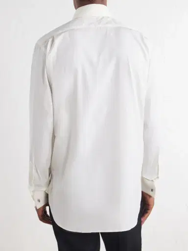 Favourbrook Classic-Collar Pintucked Cotton-Poplin Tuxedo Shirt - Men | Thumbnail 4 Favourbrook Classic-Collar Pintucked Cotton-Poplin Tuxedo Shirt - Men | Thumbnail 4