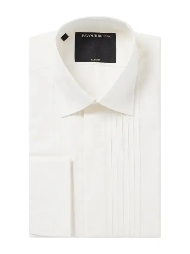 Favourbrook Classic-Collar Pintucked Cotton-Poplin Tuxedo Shirt - Men
