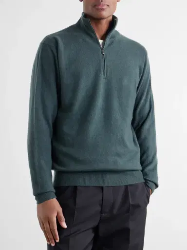 Massimo Alba Liam Cashmere Half-Zip Sweater - Men | Thumbnail 3 Massimo Alba Liam Cashmere Half-Zip Sweater - Men | Thumbnail 3