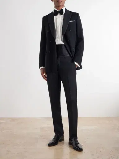 Favourbrook Grosgrain-Trimmed Double-Breasted Wool Tuxedo Jacket - Men | Thumbnail 2