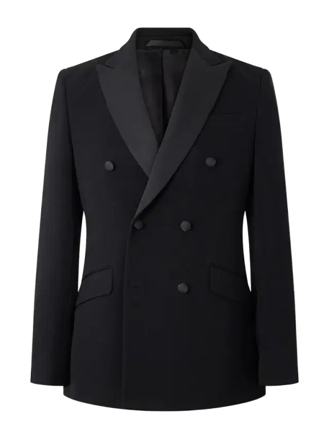 Favourbrook Grosgrain-Trimmed Double-Breasted Wool Tuxedo Jacket - Men