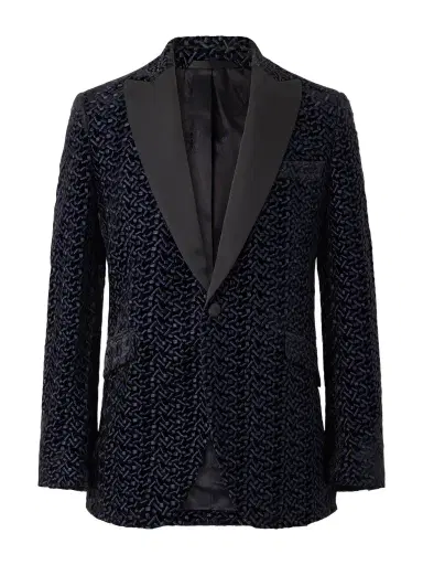 Favourbrook Nene Grosgrain-Trimmed Embroidered Velvet Tuxedo Jacket - Men | Thumbnail 1