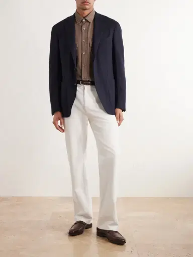 Canali Cotton-Corduroy Shirt - Men | Thumbnail 2 Canali Cotton-Corduroy Shirt - Men | Thumbnail 2