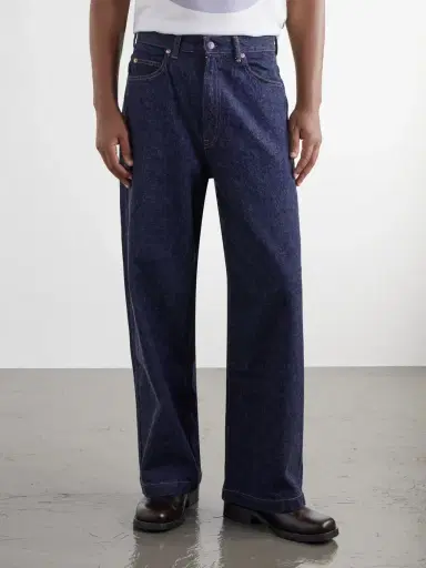 Blue Blue Japan Wide-Leg Jeans - Men | Thumbnail 3 Blue Blue Japan Wide-Leg Jeans - Men | Thumbnail 3