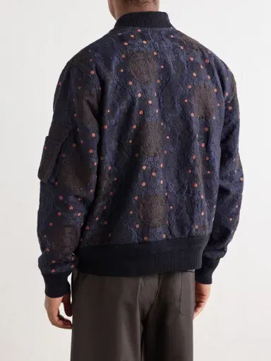 Kardo Max Embroidered Cotton Bomber Jacket - Men | Thumbnail 4