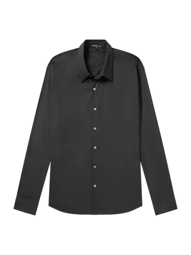 James Perse Stretch Cotton-Blend Poplin Shirt - Men