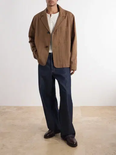 Margaret Howell MHL. Minimal Cotton-Drill Blazer - Men | Thumbnail 2
