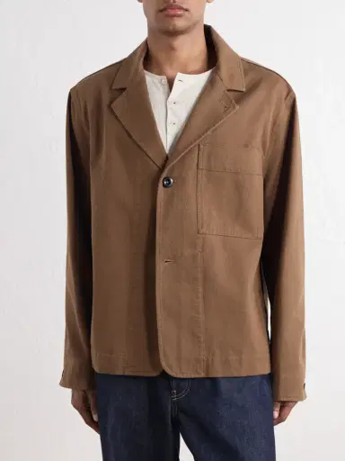 Margaret Howell MHL. Minimal Cotton-Drill Blazer - Men | Thumbnail 3