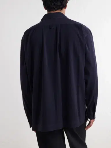 Margaret Howell Brushed Wool-Twill Shirt - Men | Thumbnail 4 Margaret Howell Brushed Wool-Twill Shirt - Men | Thumbnail 4