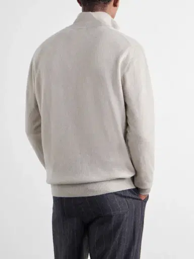 Massimo Alba Liam Cashmere Half-Zip Sweater - Men | Thumbnail 4