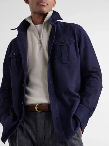 Massimo Alba Liam Cashmere Half-Zip Sweater - Men | Thumbnail 5