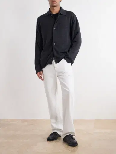 Margaret Howell Merino Wool Cardigan - Men | Thumbnail 2