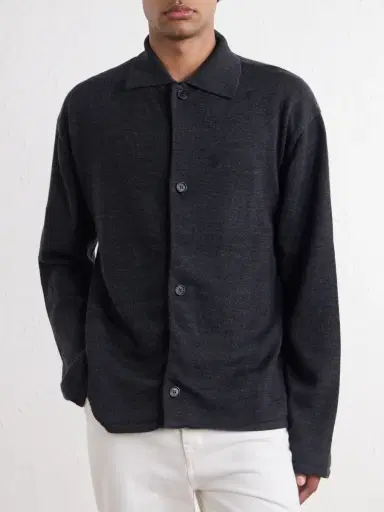 Margaret Howell Merino Wool Cardigan - Men | Thumbnail 3