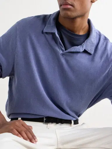 James Perse Cotton-Twill Polo Shirt - Men | Thumbnail 5