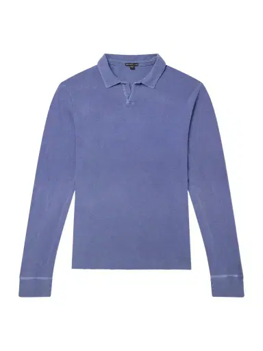 James Perse Cotton-Twill Polo Shirt - Men | Thumbnail 1