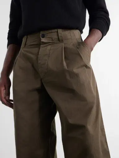Margaret Howell MHL. Straight-Leg Pleated Cotton Trousers - Men | Thumbnail 5