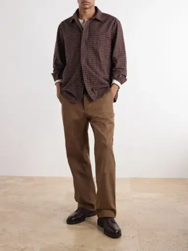 Margaret Howell MHL. Overall Checked Cotton and Linen-Blend Shirt - Men | Thumbnail 2