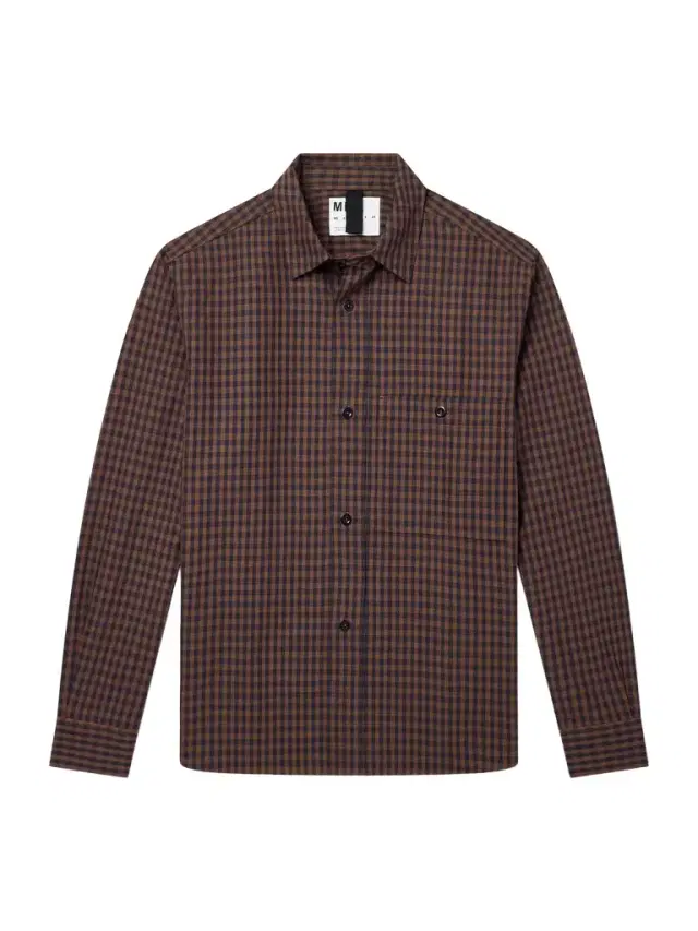 Margaret Howell MHL. Overall Checked Cotton and Linen-Blend Shirt - Men