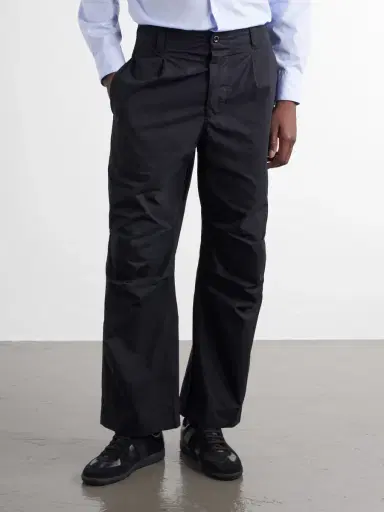 Margaret Howell MHL. Wide-Leg Pleated Cotton-Poplin Trousers - Men | Thumbnail 3