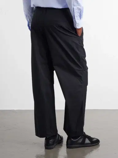 Margaret Howell MHL. Wide-Leg Pleated Cotton-Poplin Trousers - Men | Thumbnail 4