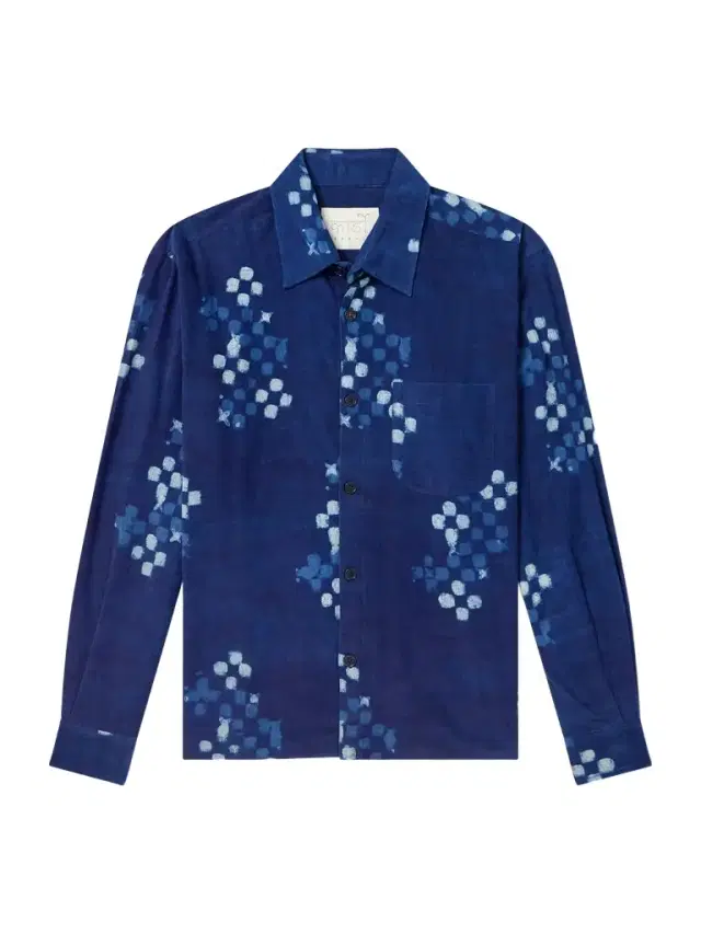 Kardo Luis Printed Cotton-Corduroy Shirt - Men