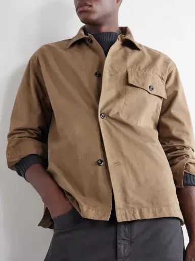 Margaret Howell MHL. Cotton-Twill Overshirt - Men | Thumbnail 5