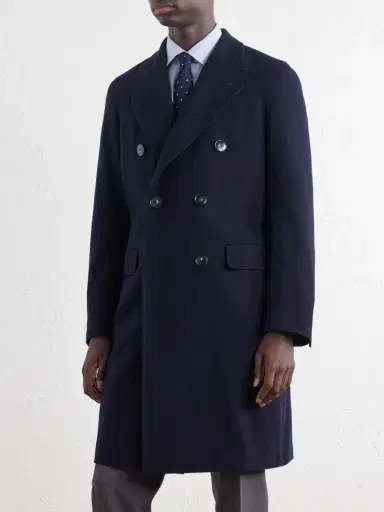 Canali Double-Breasted Wool Coat - Men | Thumbnail 3