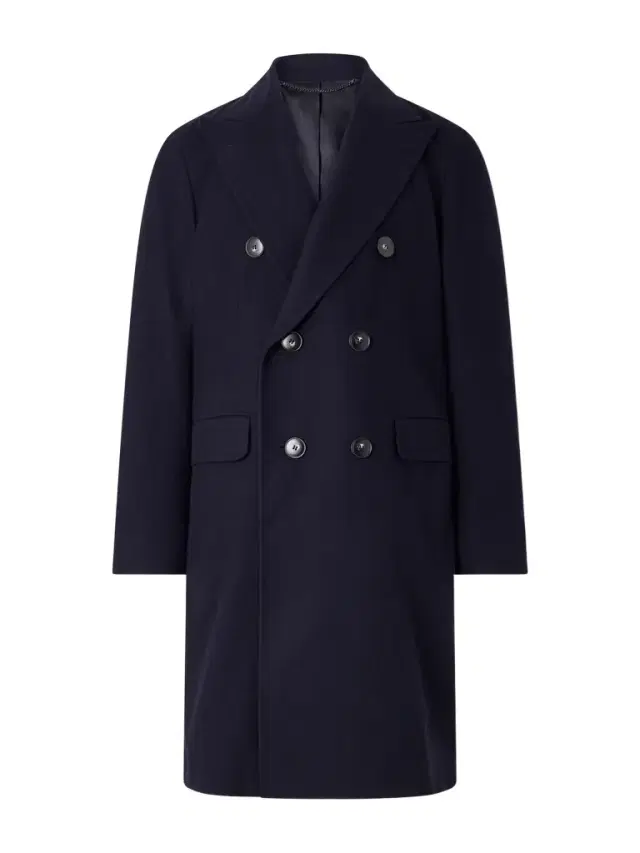 Canali Double-Breasted Wool Coat - Men