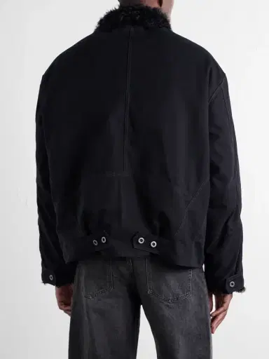 ADON Reversible Shearling and Cotton Jacket - Men | Thumbnail 4