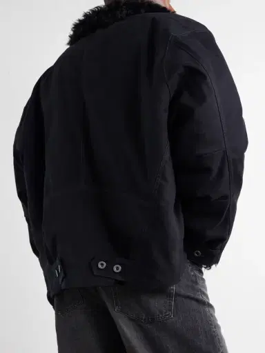 ADON Reversible Shearling and Cotton Jacket - Men | Thumbnail 5