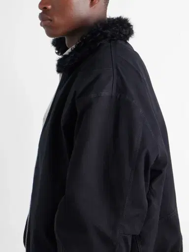 ADON Reversible Shearling and Cotton Jacket - Men | Thumbnail 6
