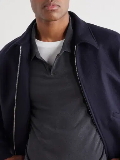 James Perse Cotton-Twill Polo Shirt - Men | Thumbnail 5