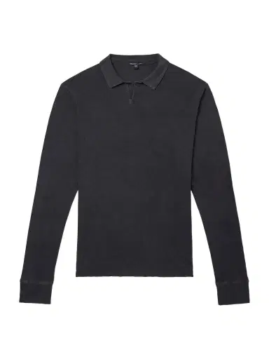 James Perse Cotton-Twill Polo Shirt - Men | Thumbnail 1