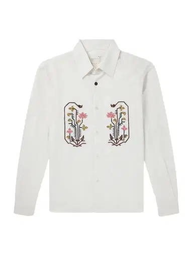 Kardo Luis Embroidered Cotton Shirt - Men | Thumbnail 1 Kardo Luis Embroidered Cotton Shirt - Men | Thumbnail 1