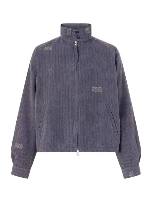 Kardo Stanley Embroidered Pinstriped Cotton Bomber Jacket - Men