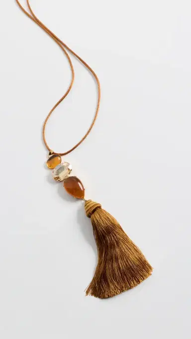 Jennifer Behr Torin Tassel Necklace | Thumbnail 2