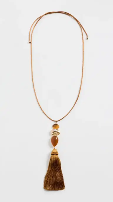 Jennifer Behr Torin Tassel Necklace | Thumbnail 4