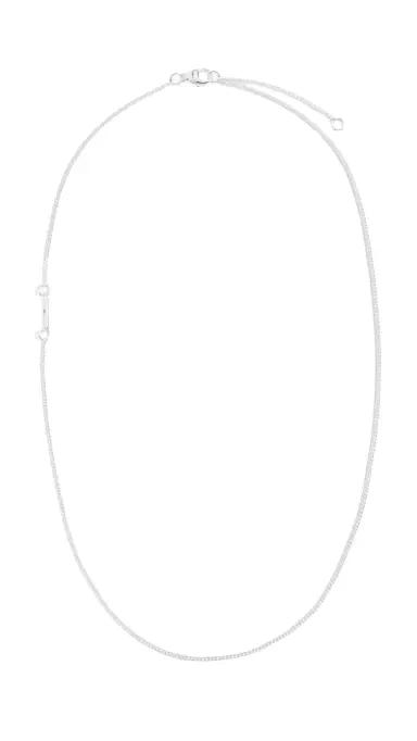 Shinola Sterling Silver Simple Curb Chain Necklace | Thumbnail 4