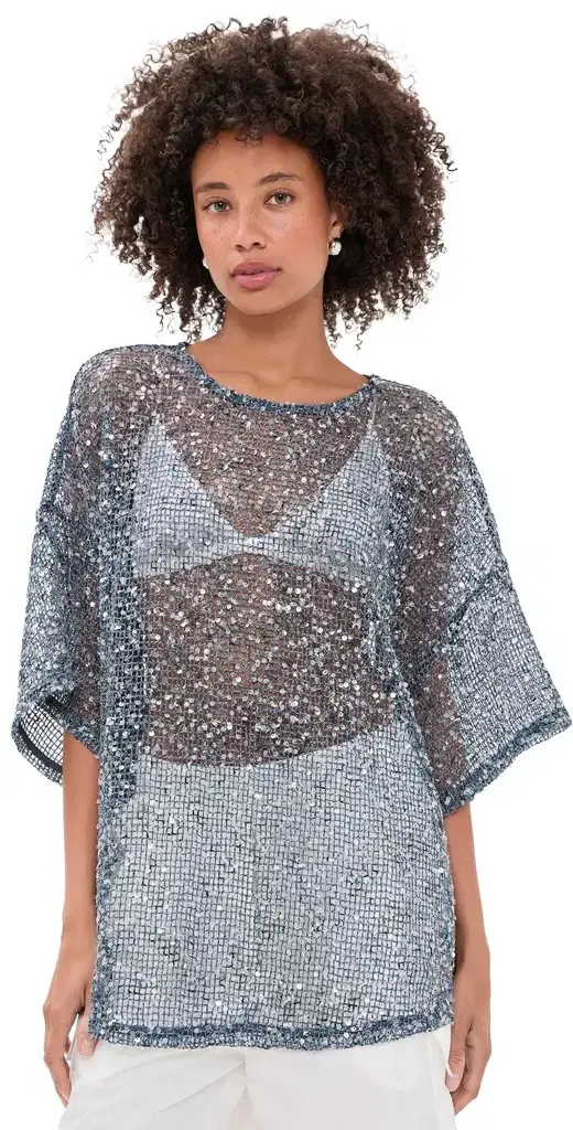 VRG GRL Arden Sequin Top