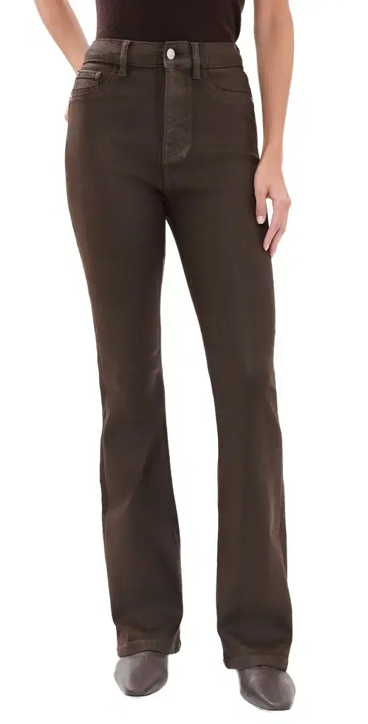 WARP + WEFT The Austin Stretch Coated Bootcut Jeans