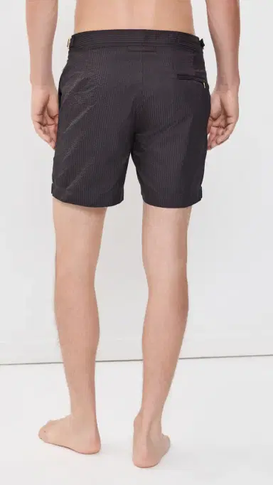 Orlebar Brown Bulldog Tonal Seersucker Swimshorts 6 | Thumbnail 3