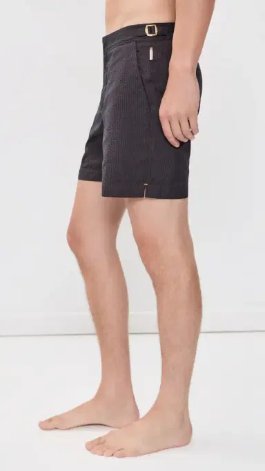 Orlebar Brown Bulldog Tonal Seersucker Swimshorts 6 | Thumbnail 4