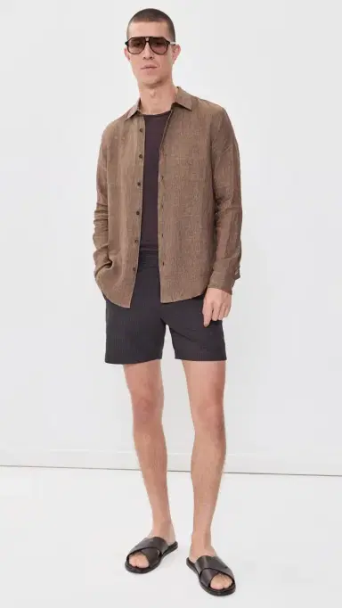 Orlebar Brown Bulldog Tonal Seersucker Swimshorts 6 | Thumbnail 5