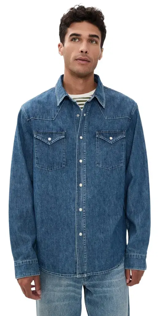 Alex Mill Denim Jackson Pocket Shirt