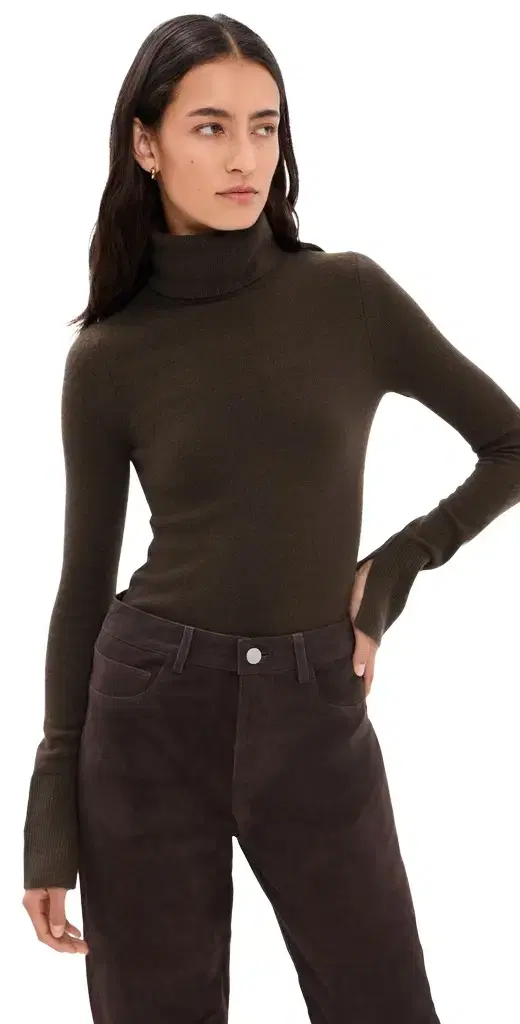 Simkhai Fenwick Cashmere Turtleneck Pullover