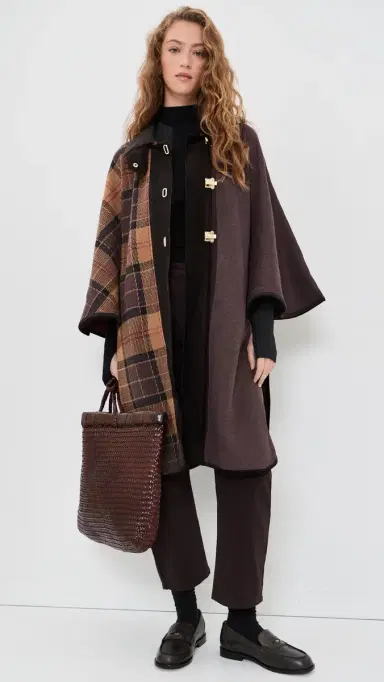 Barbour Elva Knitted Cape | Thumbnail 5 Barbour Elva Knitted Cape | Thumbnail 5