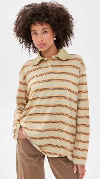 VRG GRL Kinsley Polo Top | Thumbnail 2